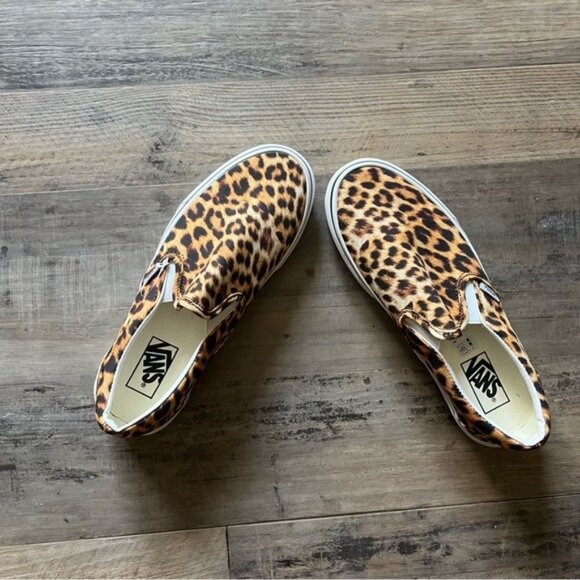 Vans Leopard Print Slip-On Shoes – Women’s Size 10.5 (Men’s 9) – NWT - Picture 5 of 7